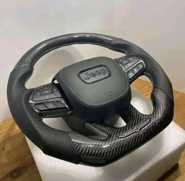 Jeep Trackhawk Carbon Fiber Steering Wheel